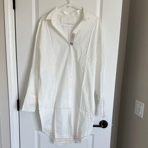 BNWT Anthropologie white tunic